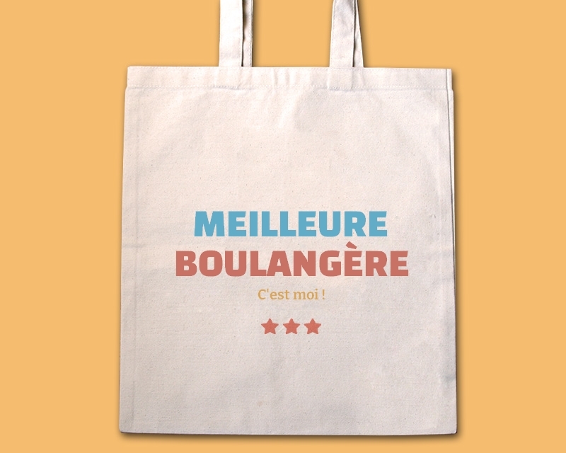 Tote bag personnalisable - Meilleure Boulangère