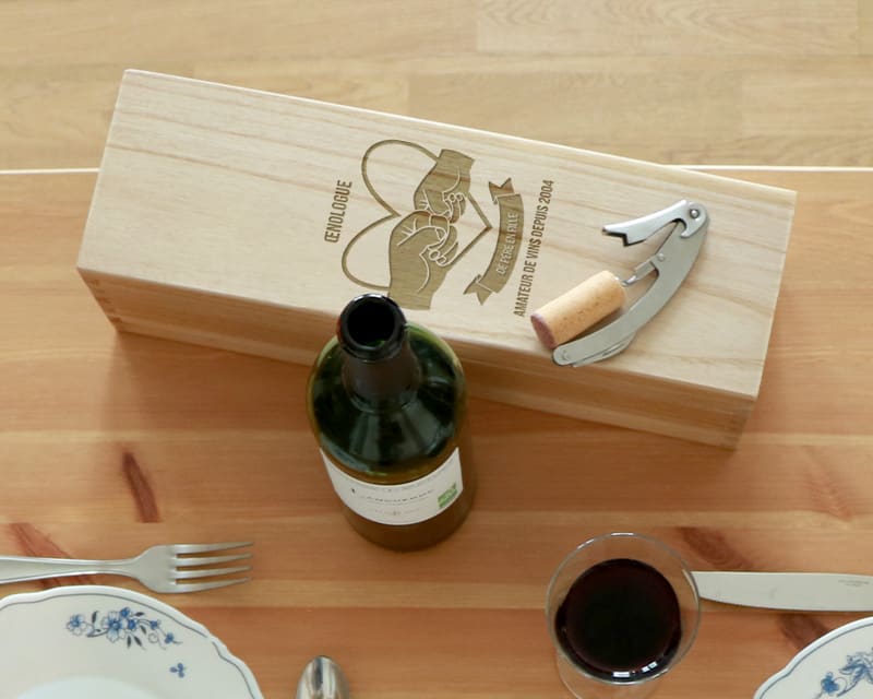 Coffret vin De père en fils