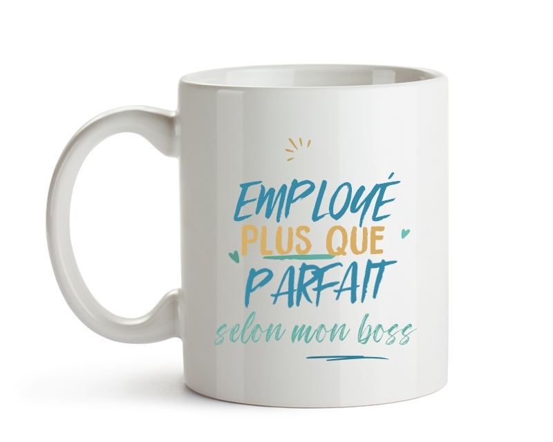 Mug personnalisé : Employé le plus...