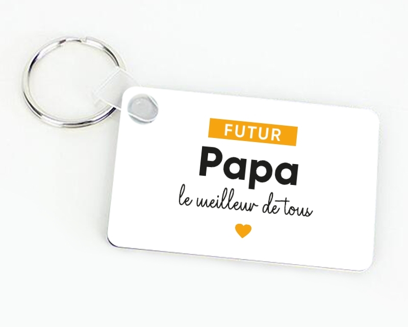 Porte-clés personnalisable - Futur papa
