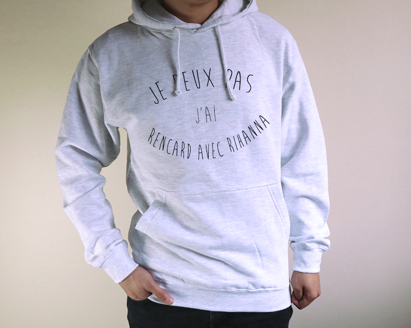 Sweat à capuche Personnalisable - Je peux pas (...)