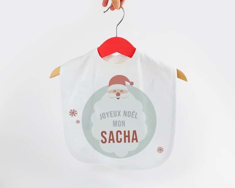 Bavoir bébé personnalisable mon premier Noël