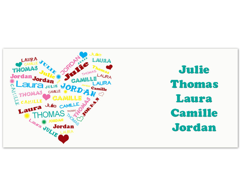 Mug Coeur Famille