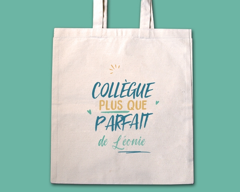 Tote bag personnalisé - Collègue le plus...