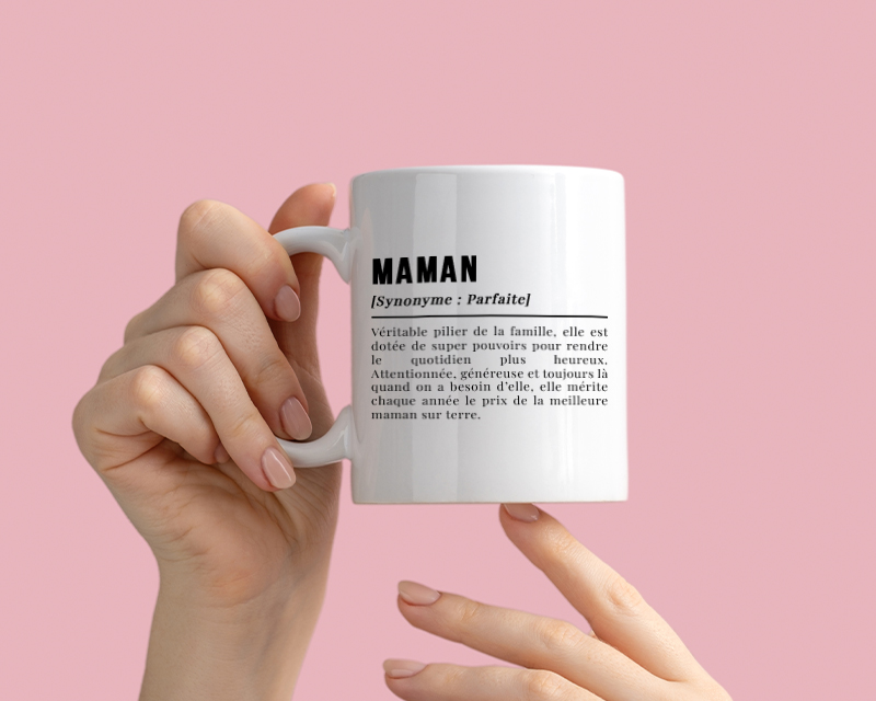 Mug personnalisé photo - Définition Maman