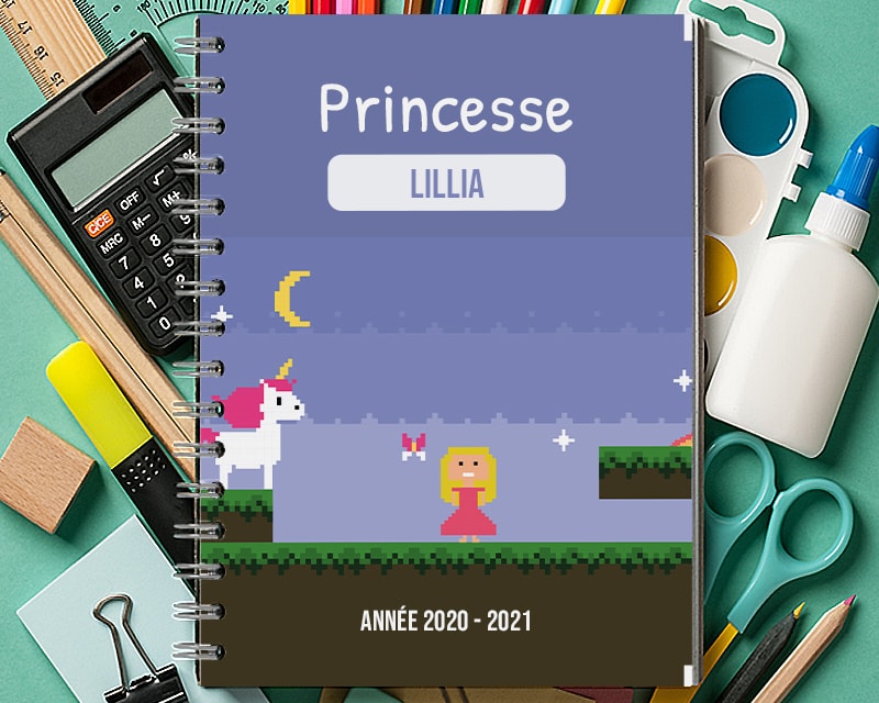 Cahier personnalisable fille