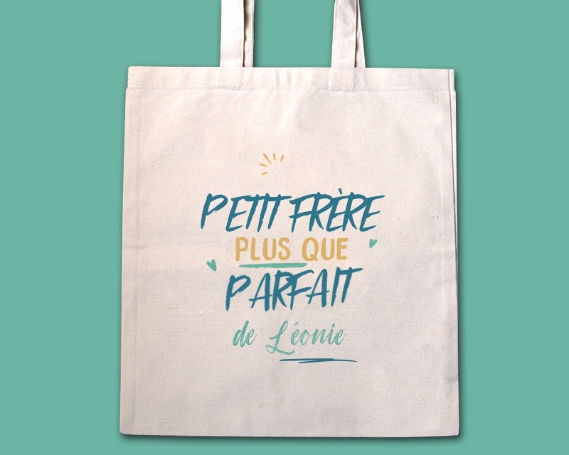 Tote bag personnalisé - Petit frère le plus...