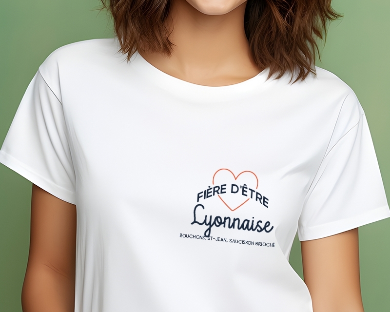 Tee shirt personnalisé femme - Fière d'être