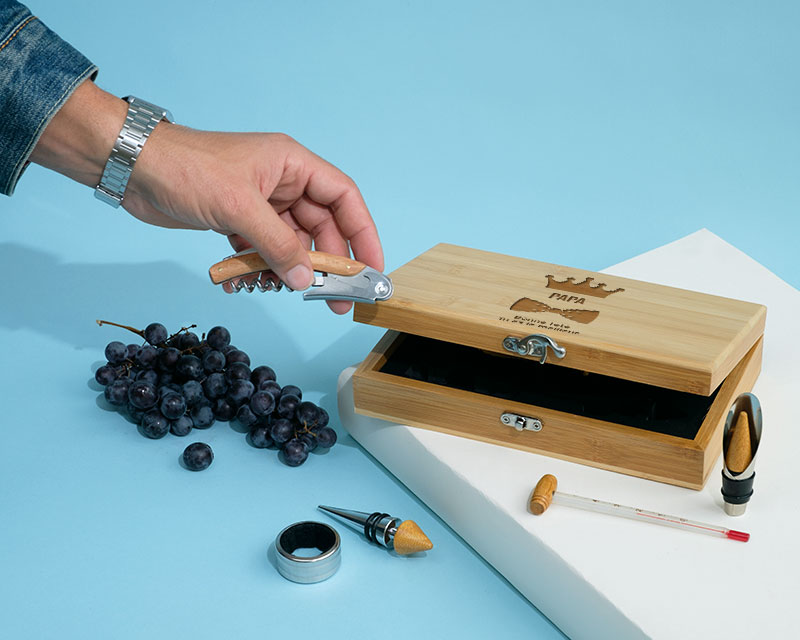 Coffret Sommelier personnalisé - Papa Royal