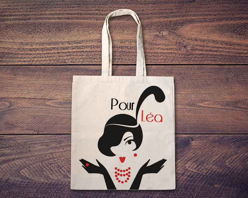 Tote bag Personnalisable Rétro chic