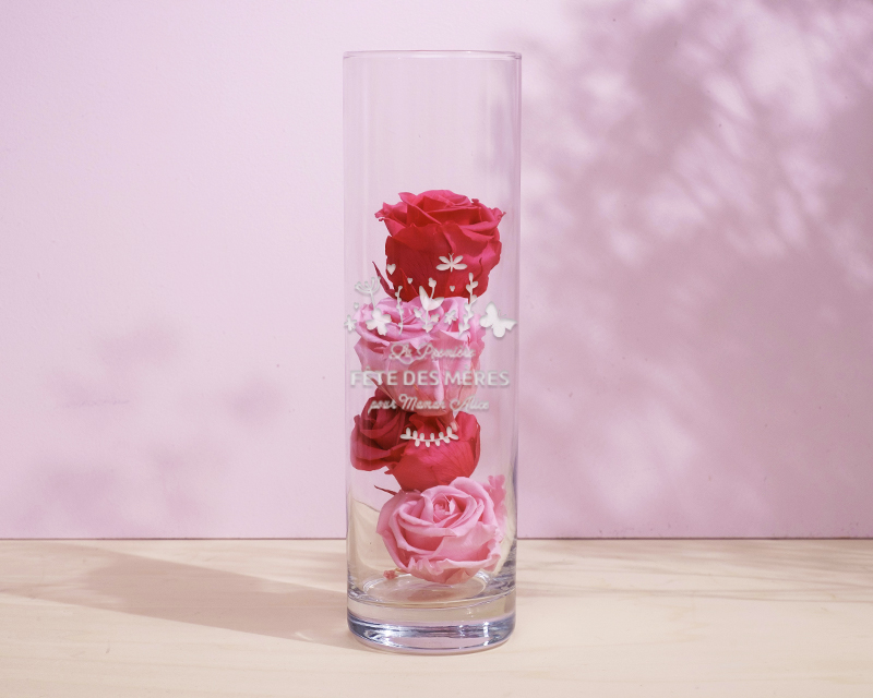 Vase Personnalisable Gravé - Collection Première Fête des Mères