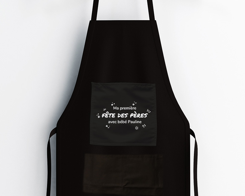 Tablier de cuisine personnalisé - Ma Première Fête des Pères