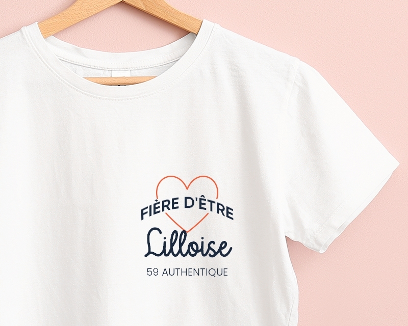 Tee-shirt Femme personnalisable - Fière d'être Lilloise
