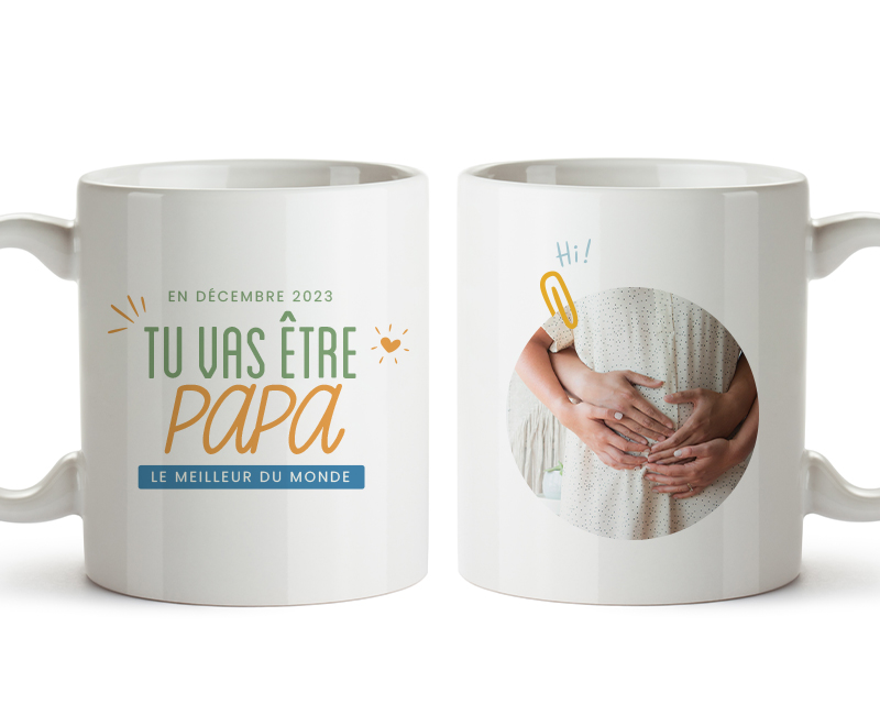 Mug personnalisable - Tu vas être papa