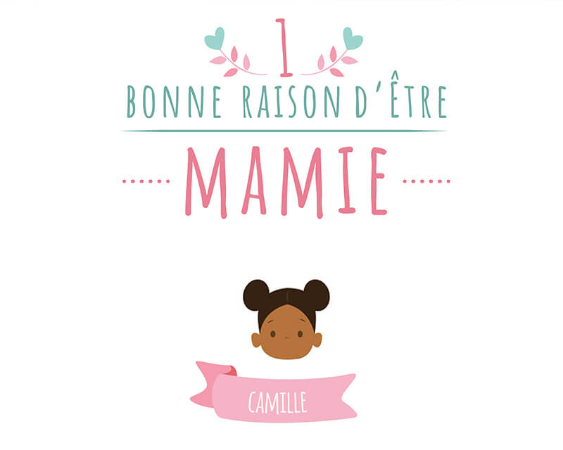 Tablier Les bonnes raisons d'être Mamie - Family Circus