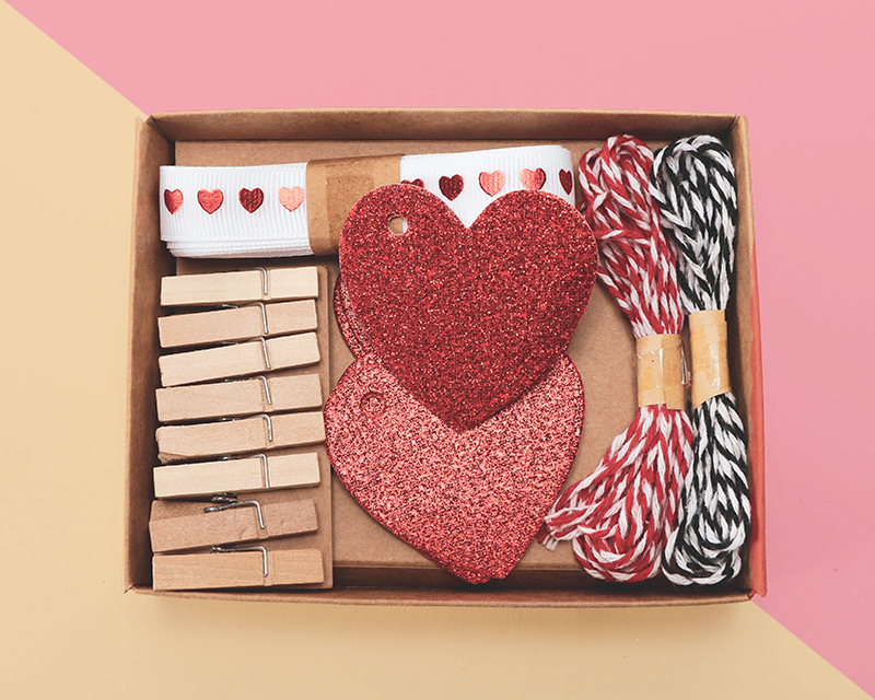 Kit Décoration de Cadeaux - LOVE - AMOUR - DIY