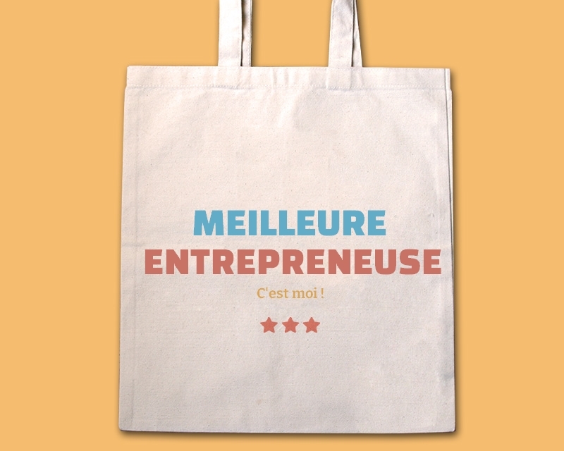 Tote bag personnalisable - Meilleure Entrepreneuse