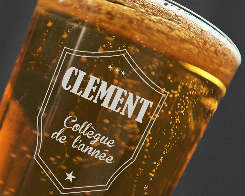 Verre à Bière Blason