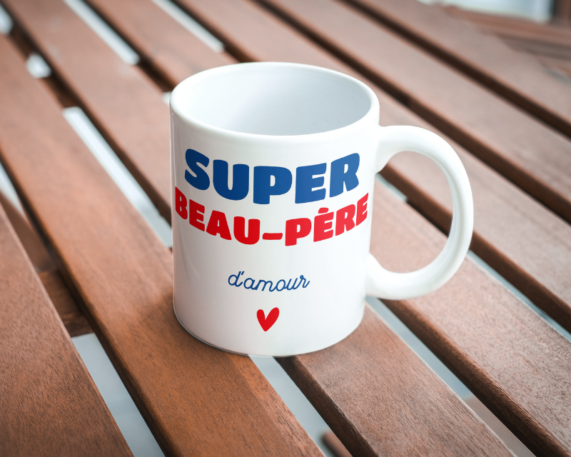 Mug personnalisé - Super Beau-Père 