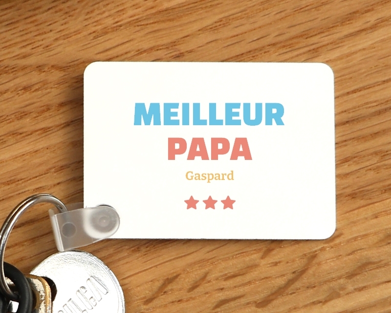 Porte-clef à personnaliser - Meilleur Papa