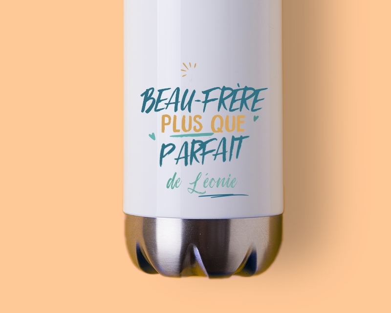 Gourde isotherme personnalisée - Beau-Frère le plus...