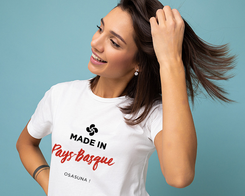 T shirt Femme personnalisé - Made In Pays Basque