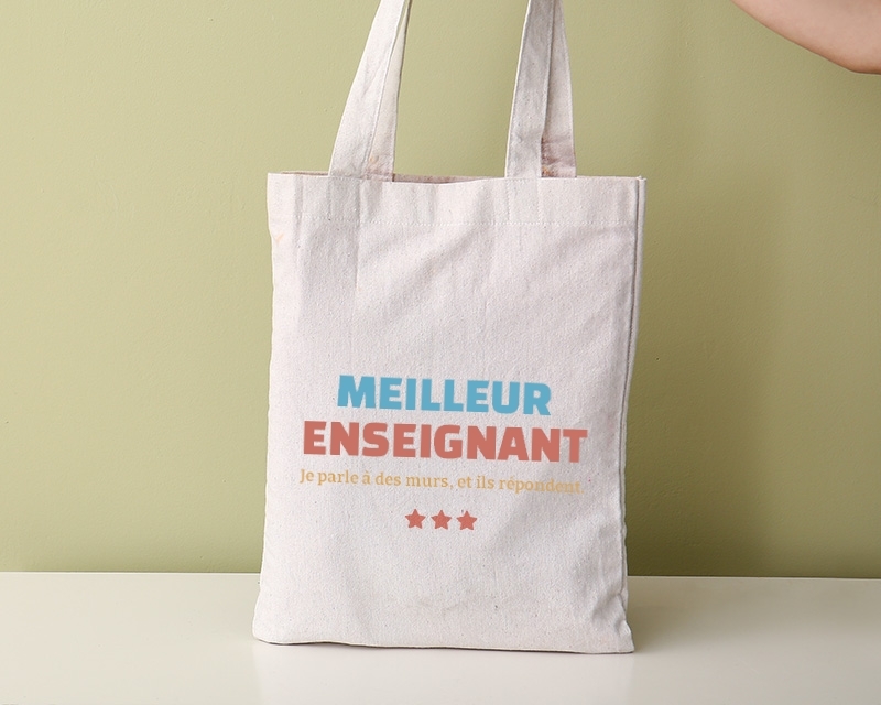 Tote bag personnalisable - Meilleur Enseignant