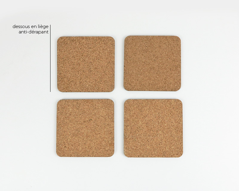 Lots de Sous Verres Personnalisables - Photo