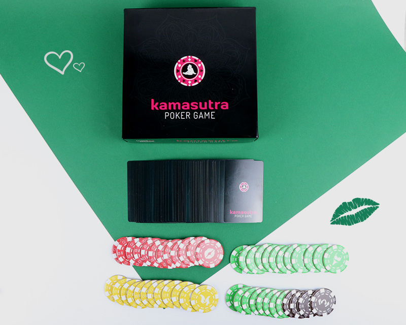 Flûtes à champagne personnalisées - Pack coquin Poker Kamasutra