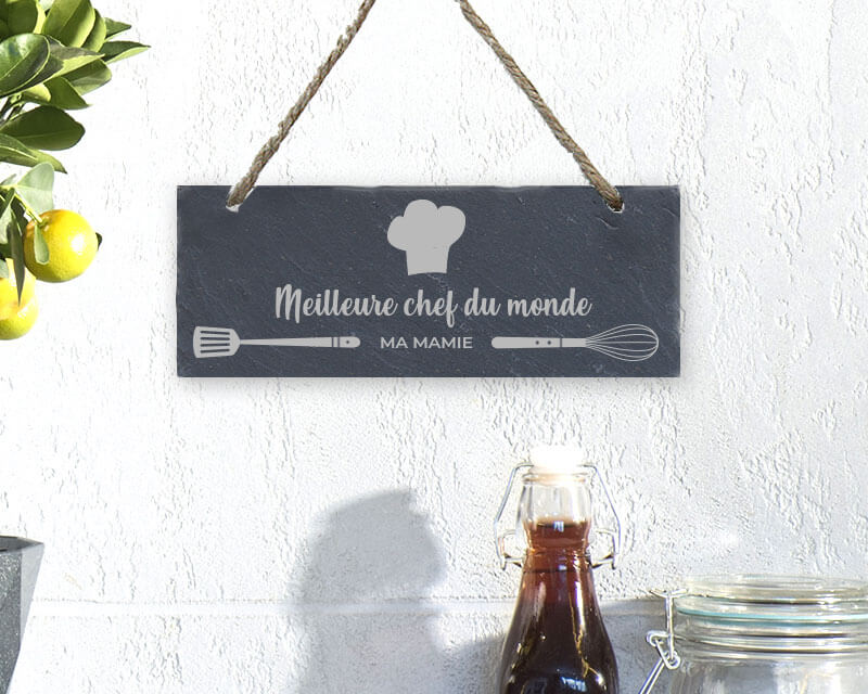 Plaque de porte personnalisable - Cuisine de Mamie