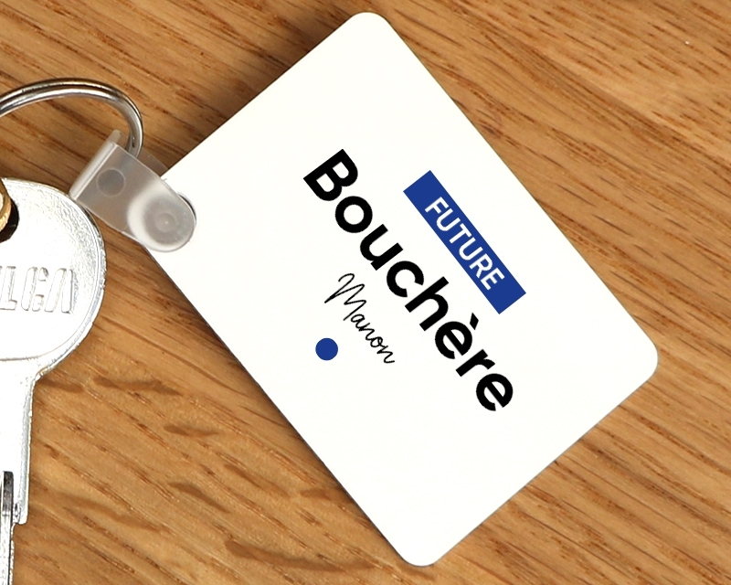 Porte-clef personnalisé - Future bouchère
