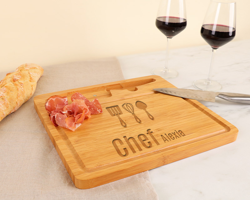Planche à découper avec couteau des Chefs