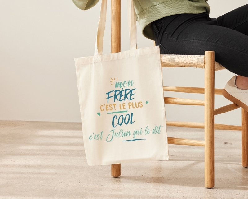 Tote bag personnalisé - Frère le plus...