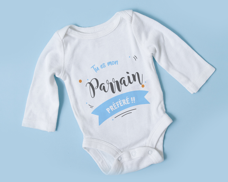 Body bébé personnalisable Cadeau parrain