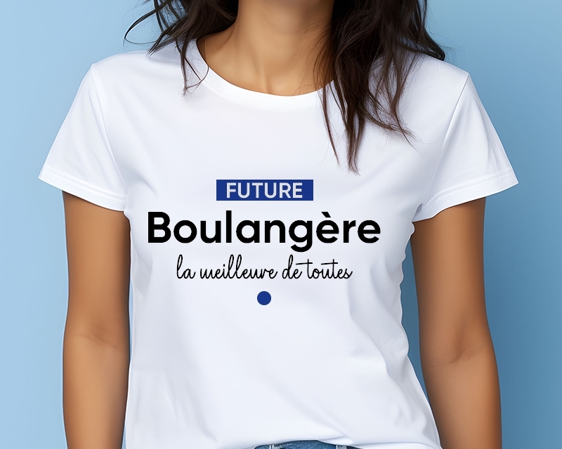 T-shirt Femme personnalisé - Future boulangère