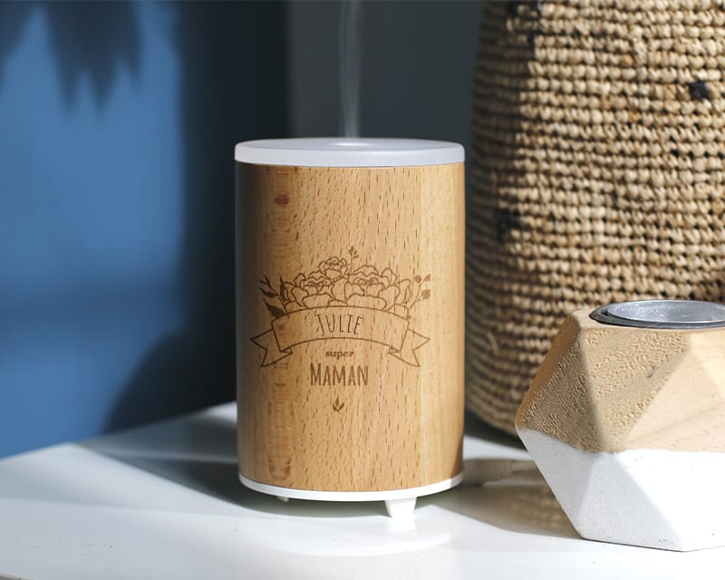 Diffuseur d'huile essentielle personnalisable - Maman Fleurie