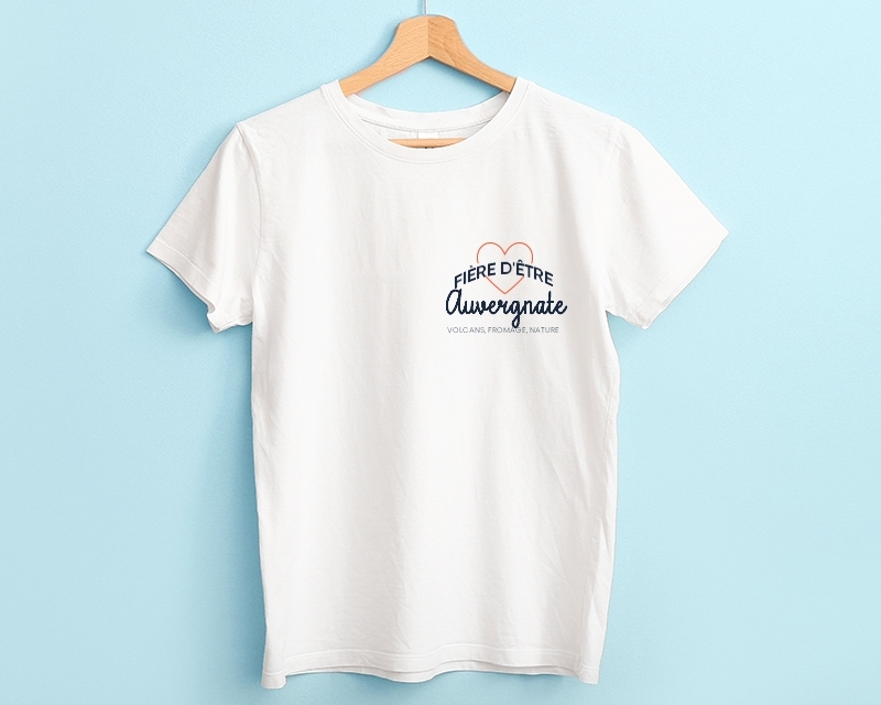 T-shirt Femme personnalisable - Fière d'être Auvergnate