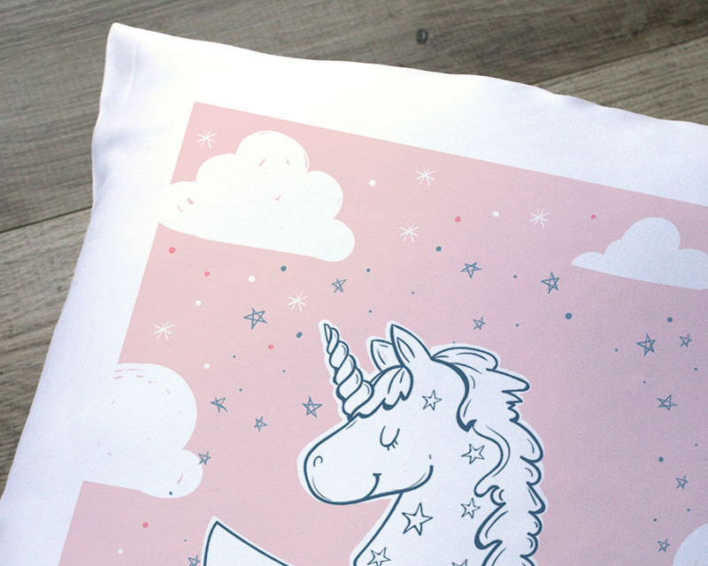 Coussin Personnalisable - Ma petite licorne