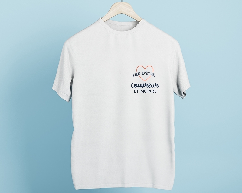 T-shirt Homme à personnaliser - Fier d'être couvreur