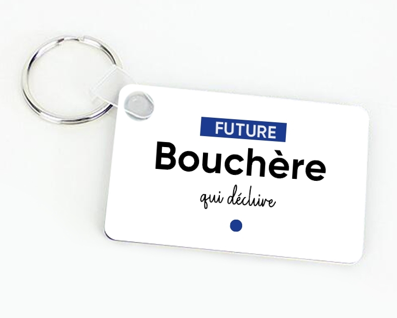 Porte-clef personnalisé - Future bouchère