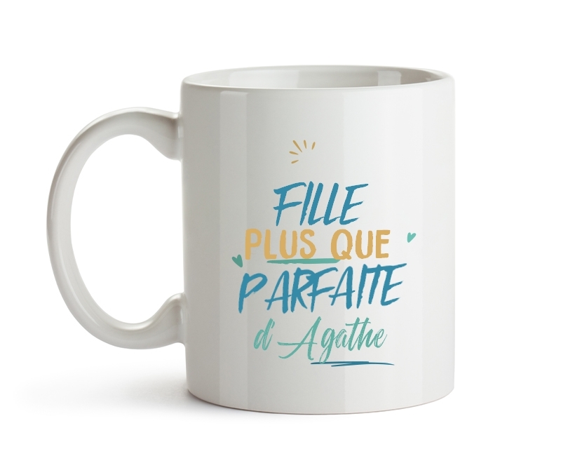 Mug personnalisé : Fille la plus...