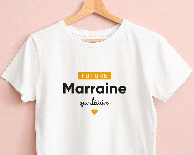 T-shirt personnalisé pour Femme Future marraine