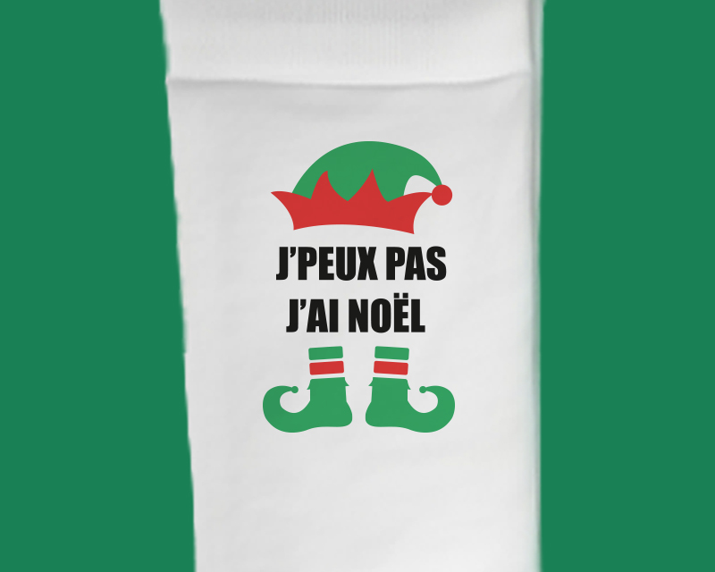 Chaussettes de Noël personnalisées - Lutin
