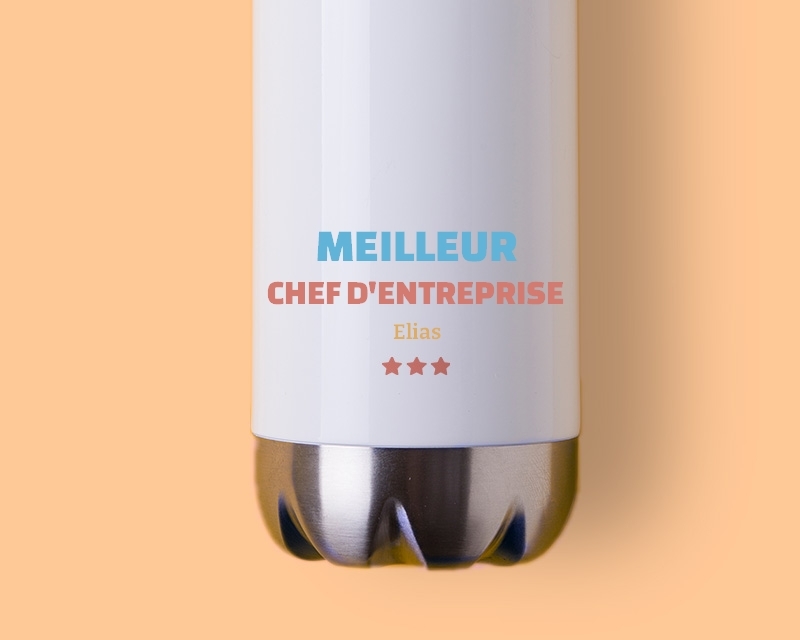 Gourde personnalisable - Meilleur Chef d'entreprise