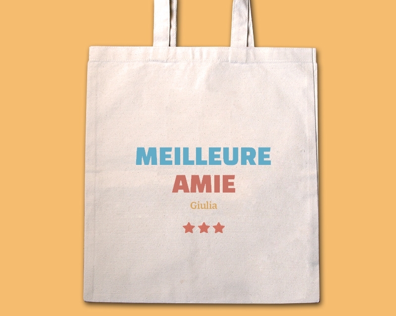 Tote bag personnalisable - Meilleure Amie