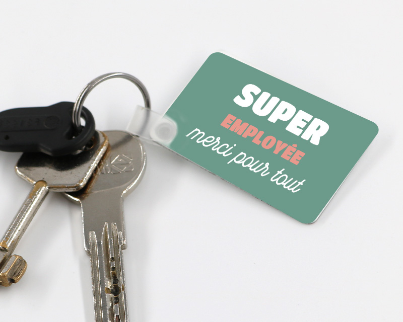 Porte-clé personnalisé - Super Employée