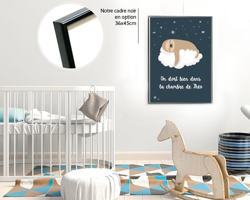 Affiche Personnalisable - Paresseux