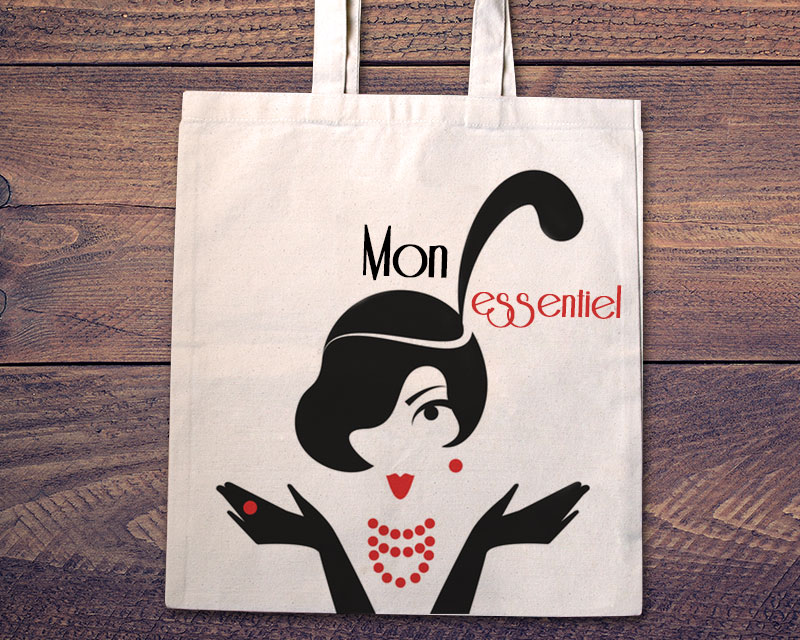 Tote bag Personnalisable Rétro chic