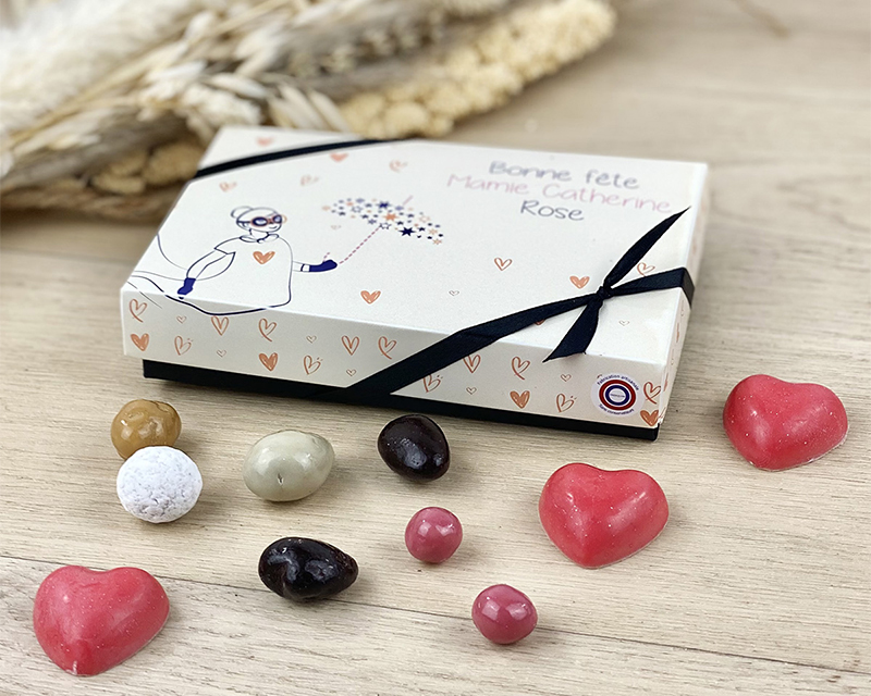 Boîte de chocolats Bonne Fête Mamie