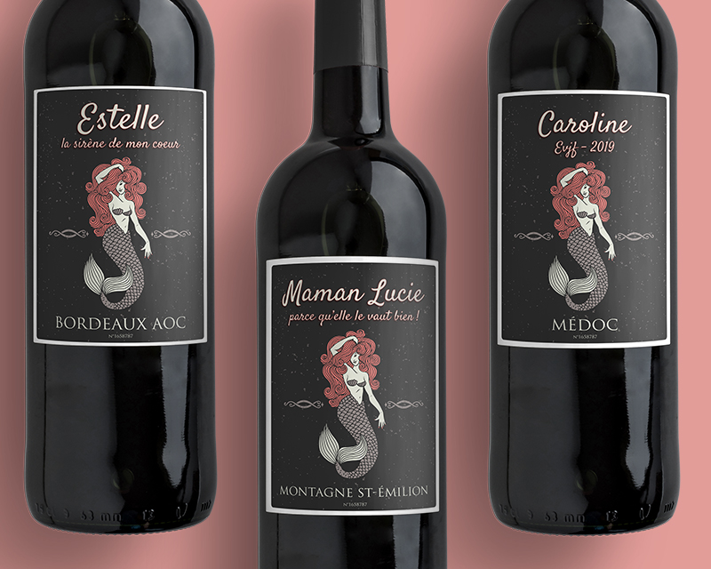 Bouteilles de Vins de Bordeaux - Sirène